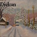 Patricia Dickun - Small Town - Oil Painting