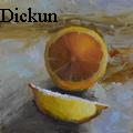 Patricia Dickun - Lemon in the Dark - Oil Painting