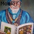 Steve Monk - The Blue Rider - Oil Painting